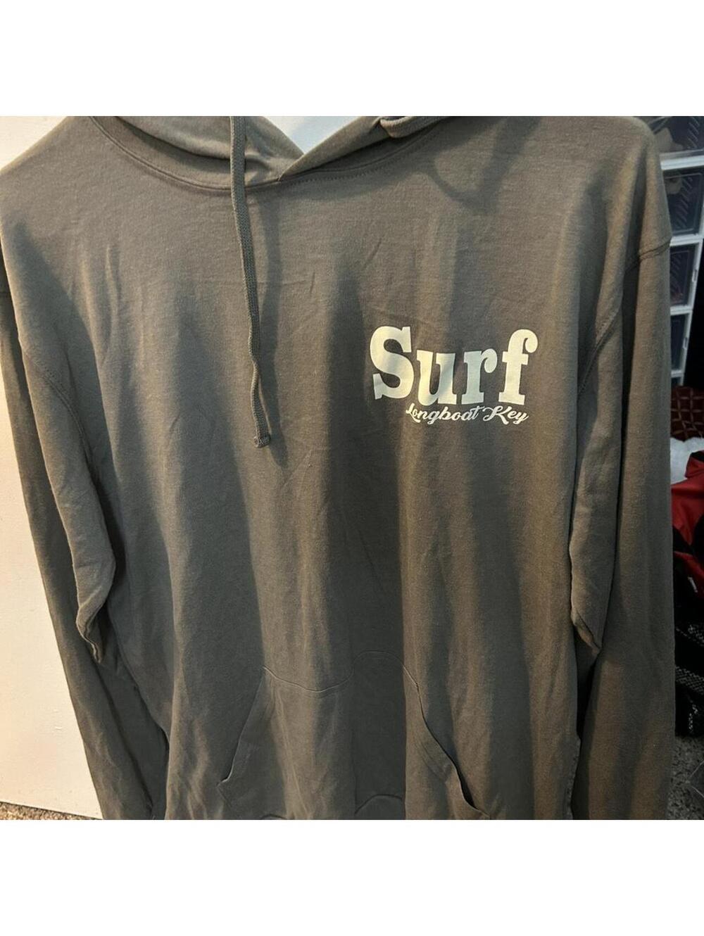 Key Men's Grey and Black Hoody